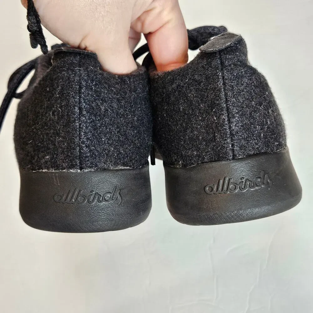 Allbirds The Wool Runners Natural Black Women's 9 Casual‎ Neutral
